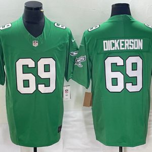 Philadelphia Eagles #69 Landon Dickerson Green 2023 F.U.S.E. Vapor Untouchable Stitched Jersey