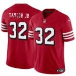 San Francisco 49ers #32 Patrick Taylor Jr New Red 2024 F.U.S.E. Vapor Untouchable Limited Stitched Jersey