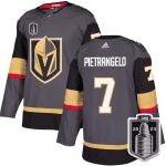 Vegas Golden Knights #7 Alex Pietrangelo Gray 2023 Stanley Cup Final Stitched Jersey