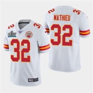 Chiefs #32 Tyrann Mathieu White Super Bowl LIV Vapor Untouchable Limited Stitched Jersey