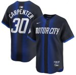 Detroit Tigers #30 Kerry Carpenter 2024 Navy City Connect Cool Base Limited Stitched Jersey