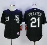 White Sox #21 Todd Frazier Black Cool Base Stitched Jersey