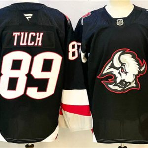 Buffalo Sabres #89 Alex Tuch Black 2024-25 Alternate Stitched Jersey