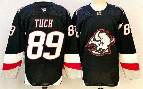 Buffalo Sabres #89 Alex Tuch Black 2024-25 Alternate Stitched Jersey