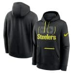 Pittsburgh Steelers Black Volt Pullover Hoodie