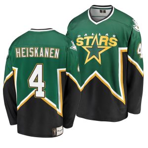 Dallas Stars Green ##4 Miro Heiskanen Kelly Green Heritage Premier Breakaway Jersey