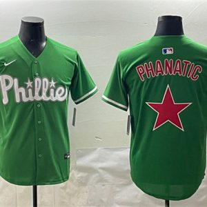Philadelphia Phillies Phanatic Green Limited Stitched Jersey