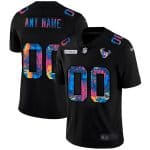 Houston Texans Customized Custom 2020 Black Crucial Catch Limited Stitched Jersey