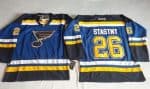 Blues #26 Paul Stastny Light Blue Home Stitched Jersey