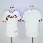 San Francisco Giants Blank White Throwback Flexbase Stitched Jersey