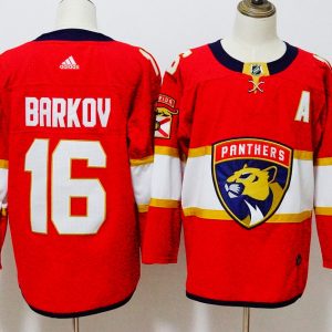Florida Panthers #16 Aleksander Barkov Red Stitched Adidas Jersey