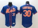 Mets #30 Michael Conforto Blue Flexbase Authentic Collection Stitched Jersey