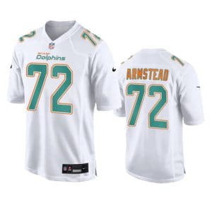 Miami Dolphins #72 Terron Armstead White Fashion Vapor Untouchable Stitched Jersey