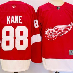 Detroit Red Wings #88 Patrick Kane Red 2024-25 Stitched Jersey