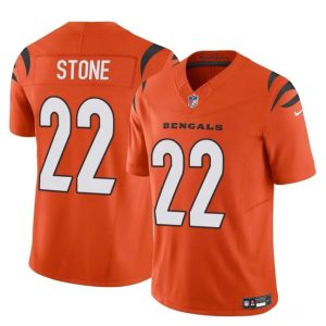 Cincinnati Bengals #22 Geno Stone Orange 2023 F.U.S.E Vapor Untouchable Limited Stitched Jersey