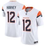 Denver Broncos #12 RJ Harvey White 2025 F.U.S.E. Vapor Limited Stitched Jersey