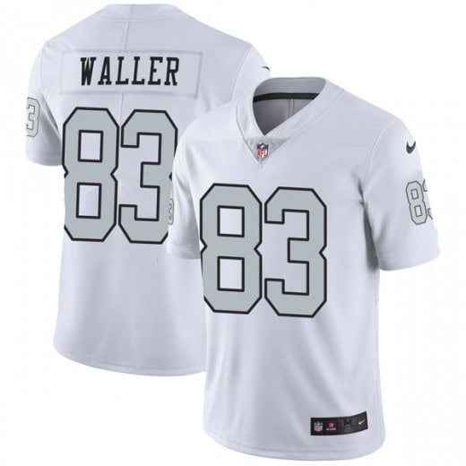 Raiders #83 Darren Waller White Color Rush Limited Stitched Jersey
