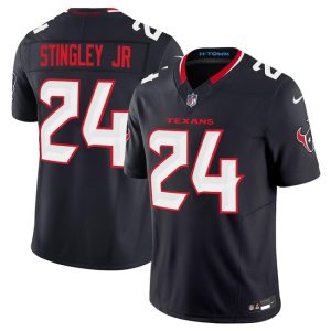 Houston Texans #24 Derek Stingley Jr. Navy 2024 Vapor F.U.S.E. Limited Stitched Jersey