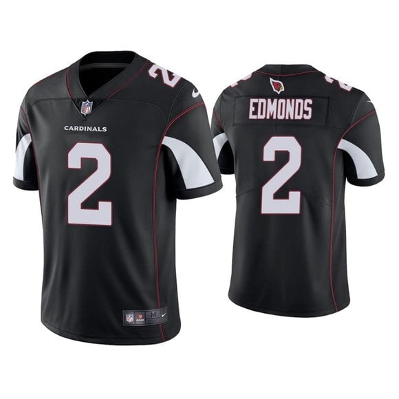 Arizona Cardinals #2 Chase Edmonds Black Vapor Untouchable Limited Stitched Jersey