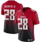 Atlanta Falcons #28 Carlos Washington Jr Red Black Vapor Untouchable Limited Stitched Jersey