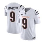 Cincinnati Bengals #9 Joe Burrow White 2023 F.U.S.E. With 4-Star C Patch Vapor Untouchable Limited Stitched Jersey