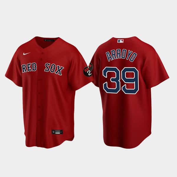 Boston Red Sox #39 Christian Arroyo Red Cool Base Stitched Baseball Jersey