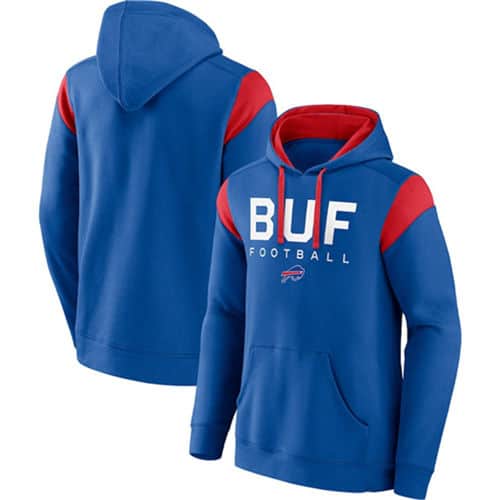 Buffalo Bills Royal Call The Shot Pullover Hoodie
