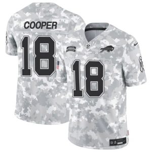 Buffalo Bills #18 Amari Cooper 2024 F.U.S.E. Arctic Camo Salute To Service Limited Stitched Jersey