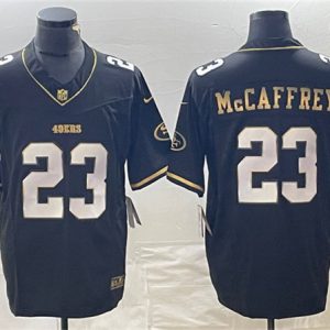 San Francisco 49ers #13 Brock Purdy Black Gold 2023 F.U.S.E. Stitched Jersey