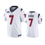 Houston Texans #7 C.J. Stroud White 2023 F.U.S.E Prem1ere Patch Vapor Untouchable Stitched Jersey