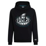 Philadelphia Eagles Black BOSS X Touchback Pullover Hoodie