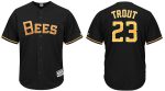Los Angeles #23 Salt Lake Bees Trout Mike Stitched Jersey