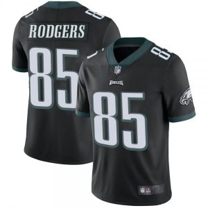 Philadelphia Eagles #85 Richard Rodgers Black Vapor Untouchable Limited Stitched Jersey