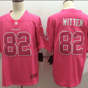 Dallas Cowboys #82 Jason Witten Pink Limited Rush Stitched Nike Jersey