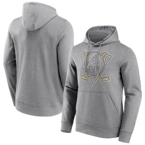 Anaheim Ducks Grey Edge Hoodie