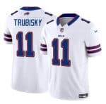 Buffalo Bills #11 Mitch Trubisky White 2023 F.U.S.E. Vapor Untouchable Limited Stitched Jersey