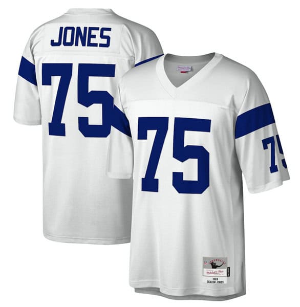 Los Angeles Rams #75 Deacon Jones White Stitched Jersey