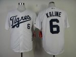 Tigers #6 Al Kaline White "Los Tigres" Stitched Jersey