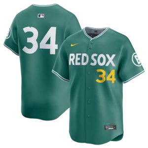 Boston Red Sox #34 David Ortiz Green 2025 City Connect Limited Stitched Jersey