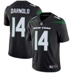 New York Jets #14 Sam Darnold Black Vapor Untouchable Limited Stitched Jersey