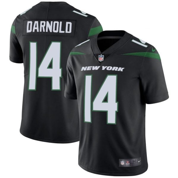 New York Jets #14 Sam Darnold Black Vapor Untouchable Limited Stitched Jersey
