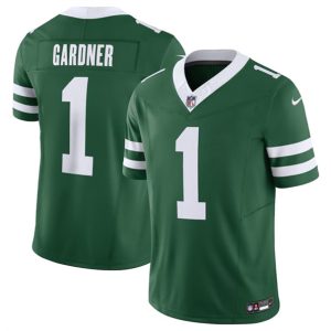 New York Jets #1 Ahmad Sauce Gardner Green 2024 F.U.S.E. Vapor Limited Stitched Jersey