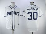 San Diego Padres #30 Eric Hosmer White Flexbase Authentic Collection Stitched Jersey