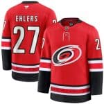 Carolina Hurricanes #27 Nikolaj Ehlers Red 2024-25 Alternate Stitched Jersey