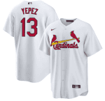 St. Louis Cardinals #13 Juan Yepez White Cool Base Stitched Jersey