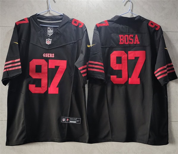 San Francisco 49ers #97 Nick Bosa Black 2023 F.U.S.E. Vapor Untouchable Limited Stitched Jersey