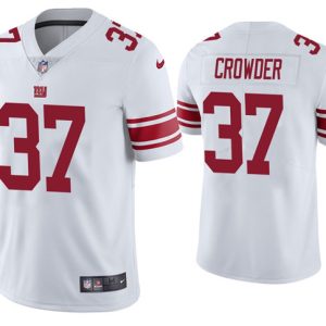 New York Giants #37 Tae Crowder 2020 White Vapor Untouchable Limited Stitched Jersey