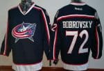 Columbus Blue Jackets #72 Sergei Bobrovsky Navy Blue Home Stitched Jersey
