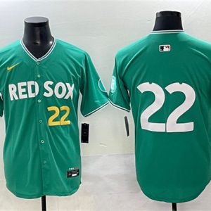 Boston Red Sox #22 Garrett Whitlock Green 2025 City Connect Limited Stitched Jersey