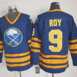 Sabres #9 Derek Roy Navy Blue CCM Throwback Stitched Jersey